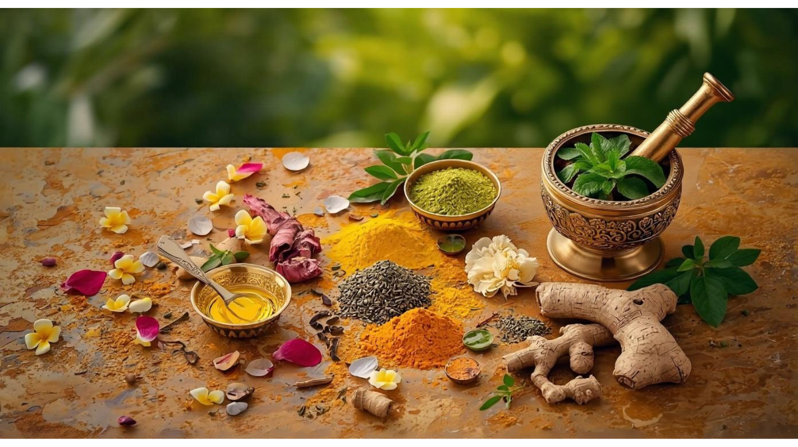 Moksa products for an Ayurvedic beauty ritual