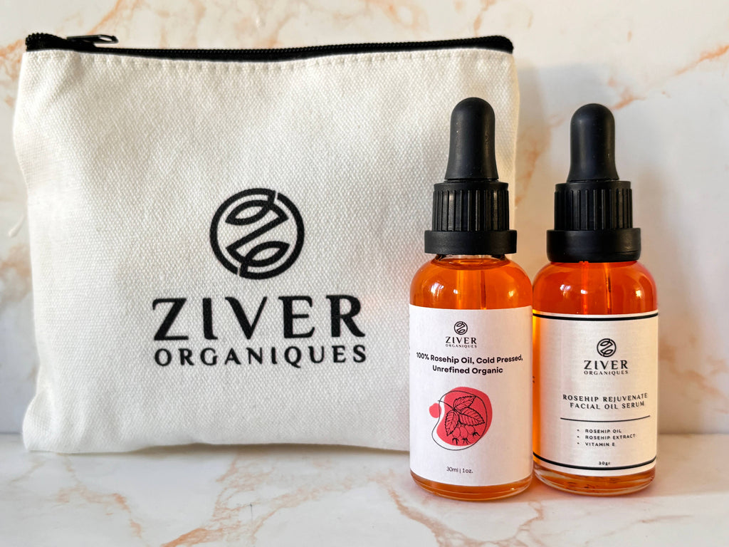 Double Rosehip Glow Set: Oil & Rejuvenating Serum
