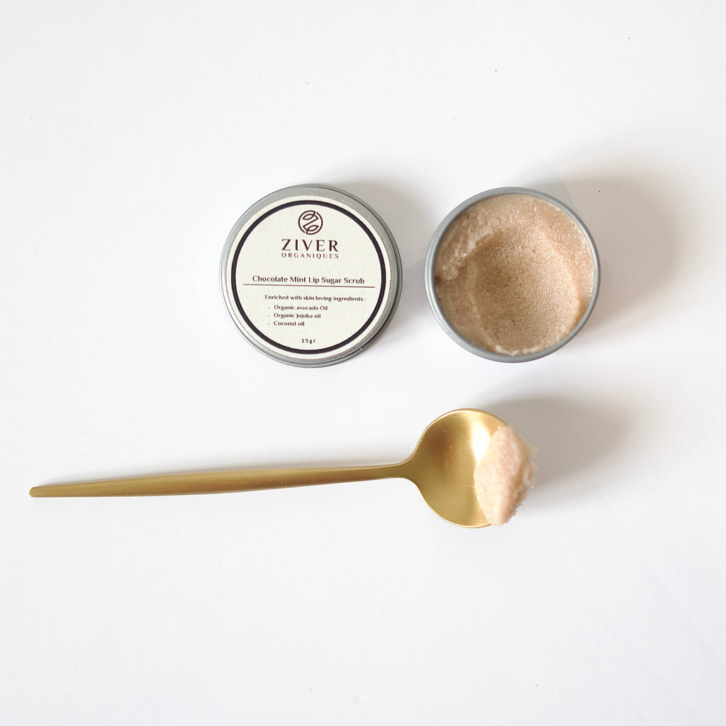 Chocolate Mint Sugar Lip Scrub