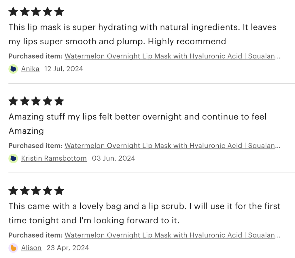 Watermelon Overnight Lip Mask