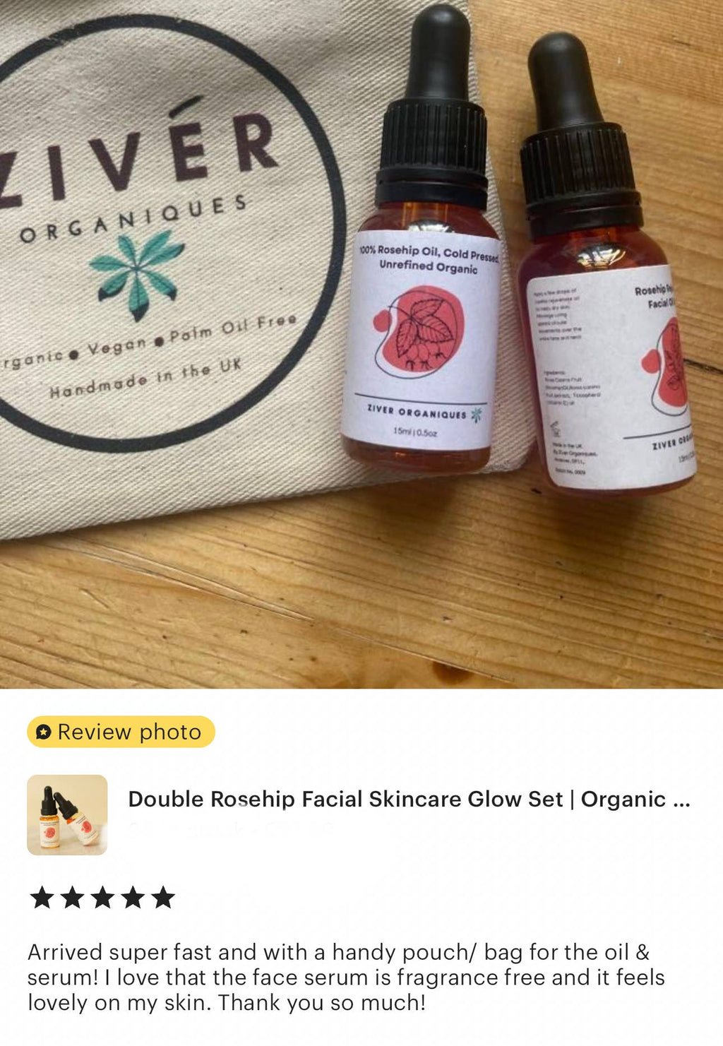 Double Rosehip Glow Set: Oil & Rejuvenating Serum