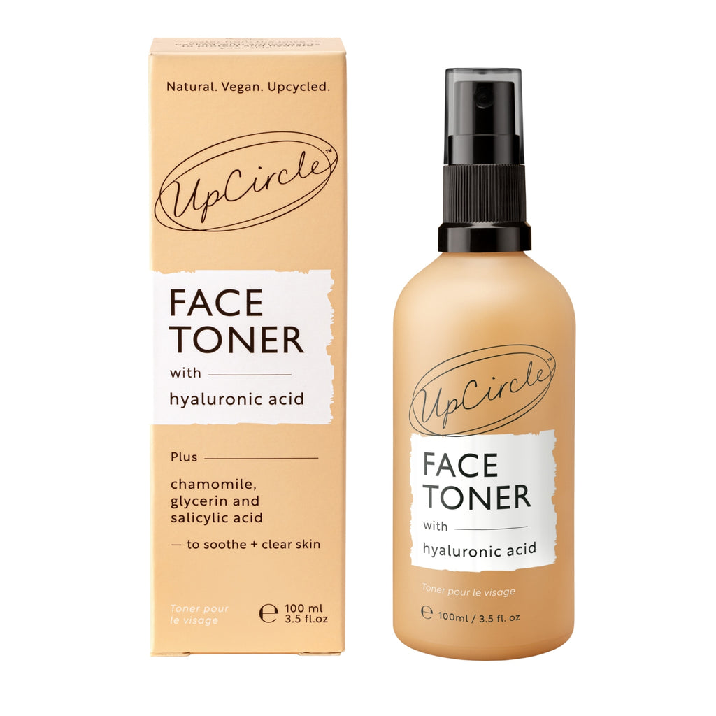 UpCircle Face Toner bottle and packaging on a white background
