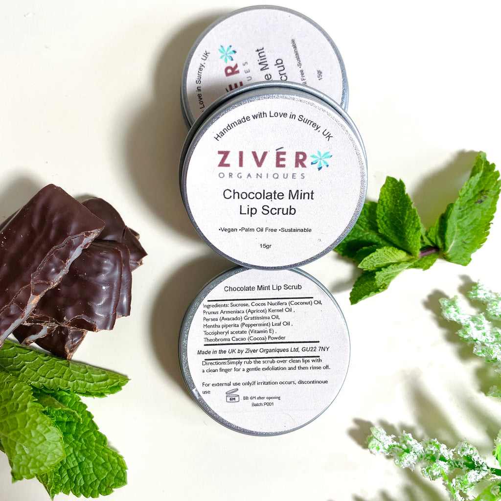 Chocolate Mint Sugar Lip Scrub