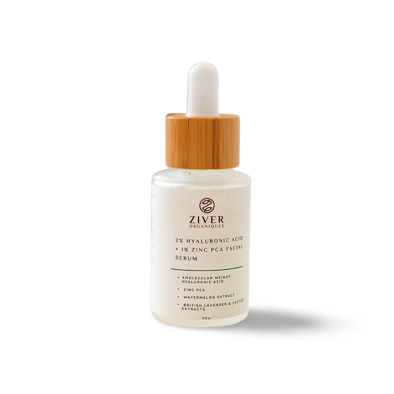 Hyaluronic Acid Hydrating Face Serum with Zinc